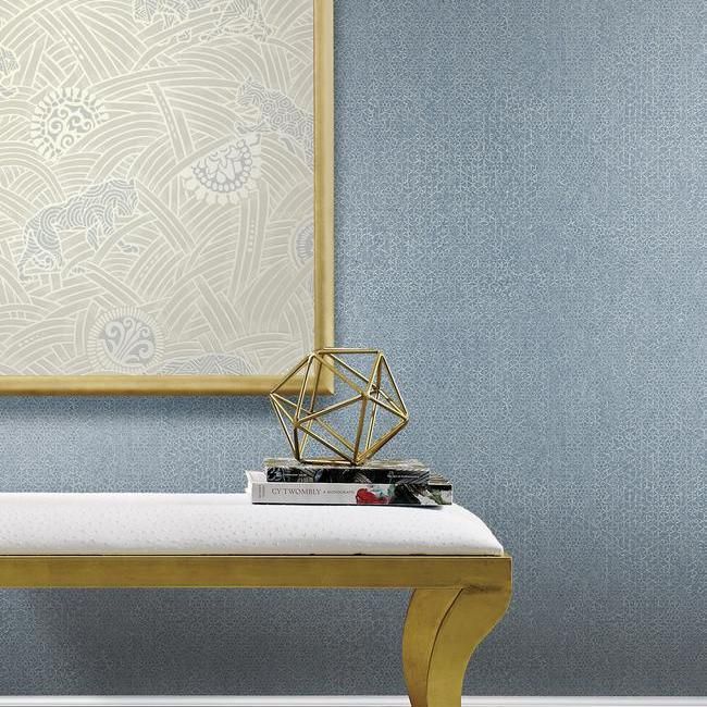 Обои Ronald Redding Tea Garden Bantam Tile AF6537 фото в интерьере